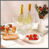 4L Portable Acrylic  Ice Bucket