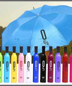 Wine bottle umbrella