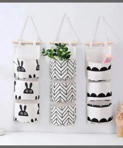 3 Pocket Wall Hanging Storage Bag