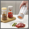Moisture-Proof Glass Salt Shaker with Precise measure