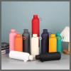 500ml Matt finish rubber paint thermocup with a sling sleeve handle