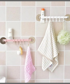 Self adhesive wall hanging kitchen towel holder