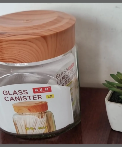 1L Airtight thick glass container