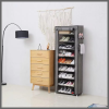 10 Tiers Non-Woven Fabric Shoe Rack Organizer