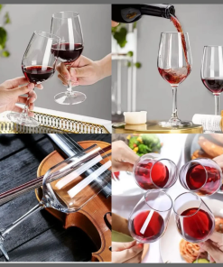 Set of 6 Wine Glasses