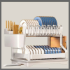 Carbon 2tier dishrack