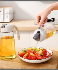 630 ml glass kitchen oil bottle