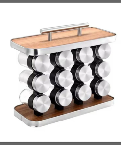 12in1 spice rack set Rectangular in shape