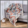 Nordic sofa cover cotton with tassels end
