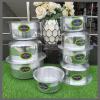 8pcs Aluminium Cookware set with no lids