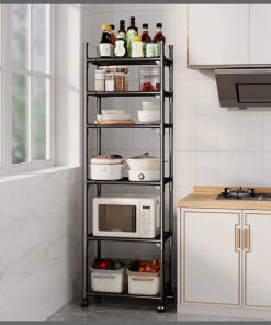 Multipurpose Kitchen Storage Rack with Wheels