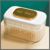 Multilayer 48 grid ice cube tray box with shovel