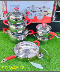 12Pc induction Base cookerware set