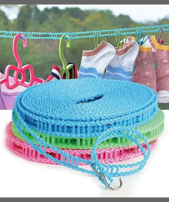 5 meters portable windproof non slip cloth line