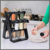 Windmill 18 jar rotating spice rack