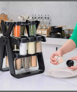Windmill 18 jar rotating spice rack