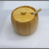 320ml Bamboo sugar dish with bamboo teaspoon