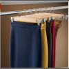 Heavy duty non slip clip rust free closet hanger