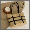 Women's minimalist solid color tote bag