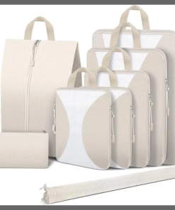 8pcs Travel Suitcase Compression Cubes
