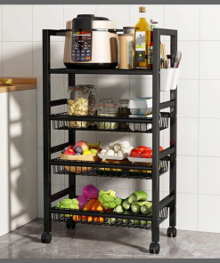 Multi-Layer metallic kitchen Storage Rack