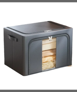 100L Quality storage boxes with metallic frame