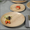 12Pcs 9 inch Round Bamboo Design melamine dinner plates