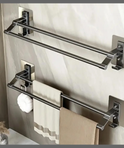 Wall-Mounted Double Towel Bar