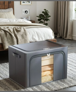24L Quality storage boxes with metallic frame