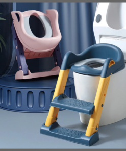 Baby auxiliary toilet ladder folding Seat for kids training