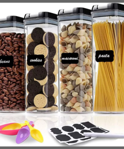 4Pcs Large Capacity Transparent Acrylic Storage Container
