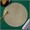 6pcs pvc non-woven table mats