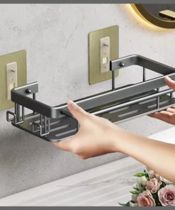 Metallic bathroom/sink  caddy