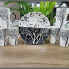 12 Set tree mug white
