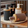 350ml Bamboo luxury Lotion pump bottle