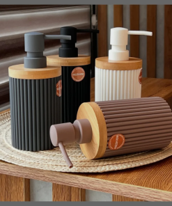 350ml Bamboo luxury Lotion pump bottle