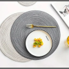 6Pcs Elegant Round Woven Placemats