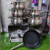 12Pcs  Edenburg stainless cookware set