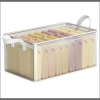 Transparent Folding wardrobe organizer with cover