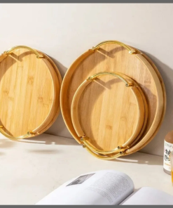 3Pcs Multi-functional Bamboo Food storage Trays