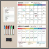 3 pcs set magnetic Whiteboard  planner