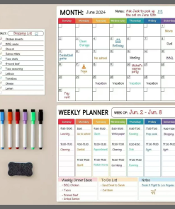 3 pcs set magnetic Whiteboard  planner